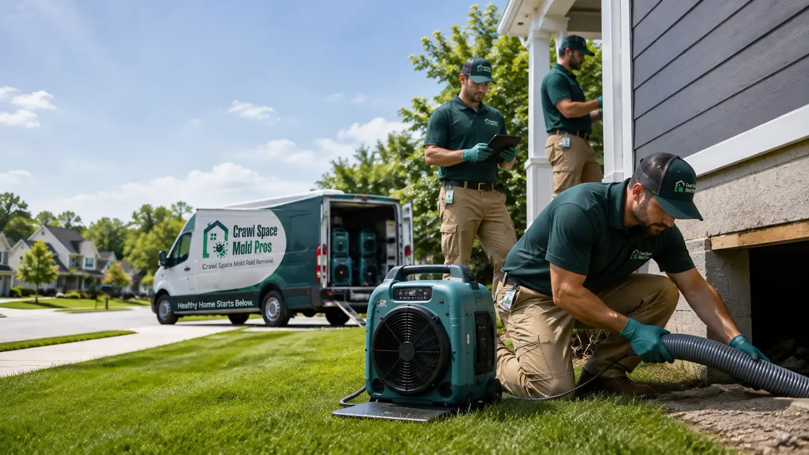 Crawl Space Mold Removal in Hermon, NY